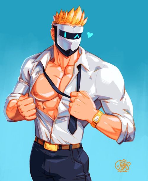 raymondoart:  Name’s Val, a masked himbo