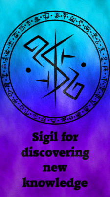 wolfofantimonyoccultism: Sigil for discovering new knowledge Sigil requests are closed. 