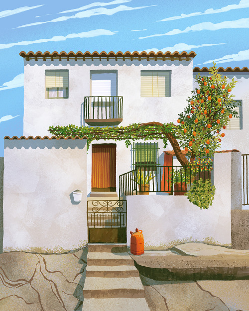 La casa de mis abuelos en Arenas de San Pedro (Ávila)Instagram | Behance | Facebook