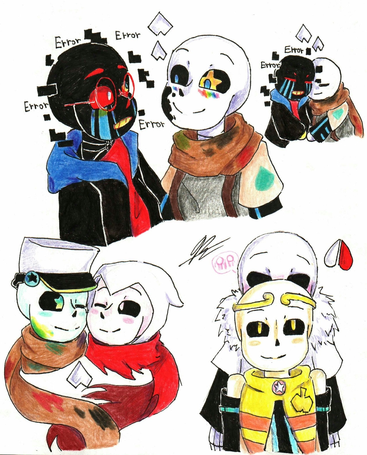 Ink sans x