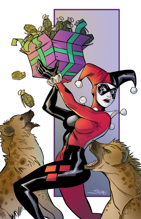 elvajane:  Harley by ~Tchillboy  Not the grenades, babies!!  