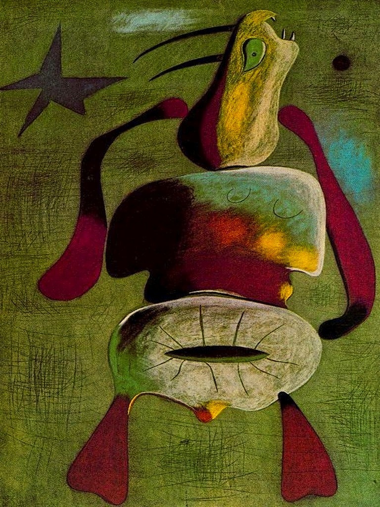 magictransistor:
“ Joan Miró. Femme (Woman), 1934.
”
I didn’t even THINK “Mrs Potato Head”. What sort of philistine do you take me for?