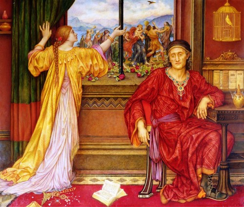 The Gilded Cage by Evelyn de Morgan, 1919.The Gilded Cage is an oil painting with apparent stylistic