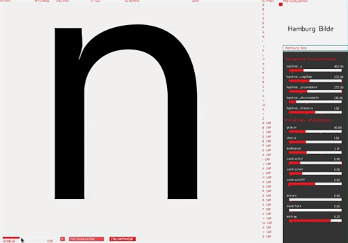 surfdog2000:  prostheticknowledge:  Prototypo.io In-development online app for designing, generating and exporting your own customized fonts:   Type design is a discipline of hard work that requires a lot of time and knowledge. Say hello to prototypo!