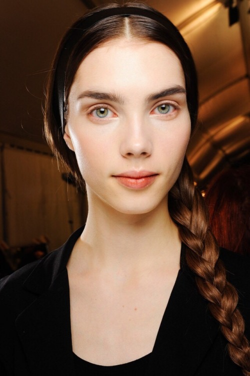 Backstage at Valentino Fall-Winter 2013