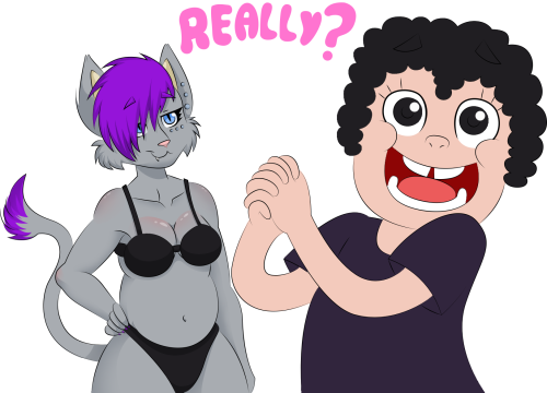 wesquestria2:  creamygravy:  askadamandrebecca:  Adam: Look and see what you had done Rebecca…Rebecca: Made two weirdos get interested in my tits?  oh yeah, she did it <3   noice