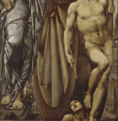 pre-raphaelisme:The Wheel of Fortune by Edward Burne-Jones, 1863.