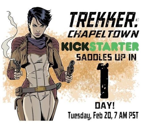 Time to put on your best riding spurs. We mount up for TREKKER: CHAPELTOWN tomorrow morning! #Trekke