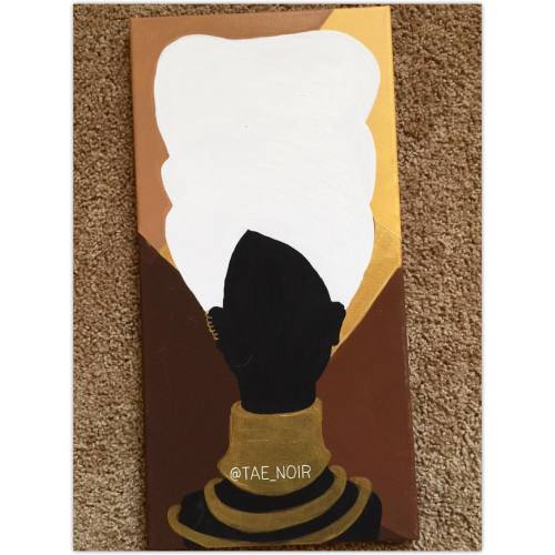 &lsquo;Mélanine&rsquo; 10x20 inches acrylic on canvas •••••&