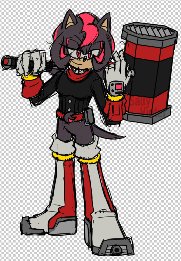 celepom: Now the Shadow-Amy fusion, which I dub “Shady.” I definitely would NOT