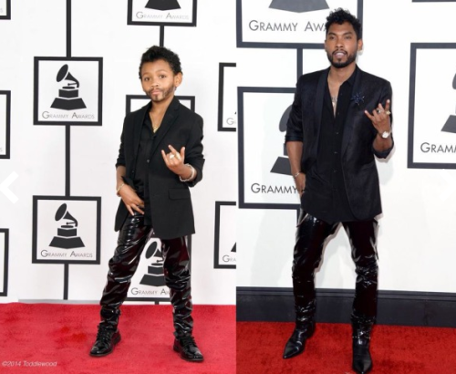 crazy-4-breezy:  phuckyopostff:  myownfashiionbook:  horansunshine:  2014 Grammy’s Red Carpet Mini-me Recreations x  Why couldn’t they do Beyonce omggggggg lmfaooooo 😭😭  i love when they do these  best part of Grammy night!! 