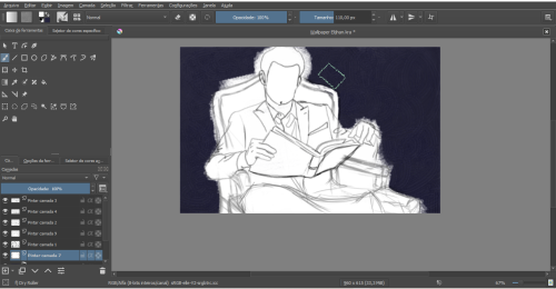 I'm Going To Do A Version Of This One Of Elijah, I Think I'm Going To Paint His Scene Reading The Grimoire