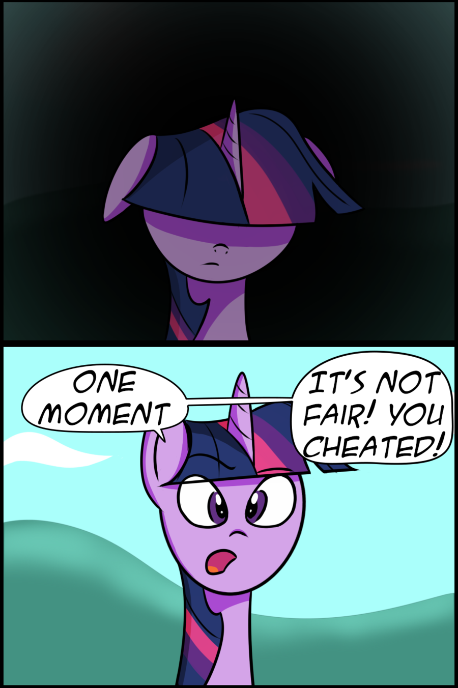 fisherpon:  At least Trixie didn’t use the Konami Code by ~BestSeller-Microtech