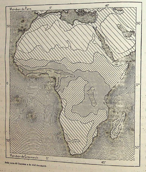 Rainfall in Africa. Nuova Geografia Vol Dieci. 1887.Internet Archive