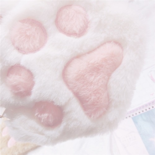 honeysake:♡ Kitty Paw Print Cross Body Bag (3 Colours) - Buy Here ♡Discount Code: honey (10% off you