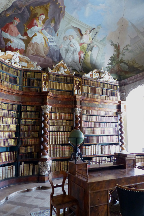 Nová Říše Abbey (est. 1211): the library.