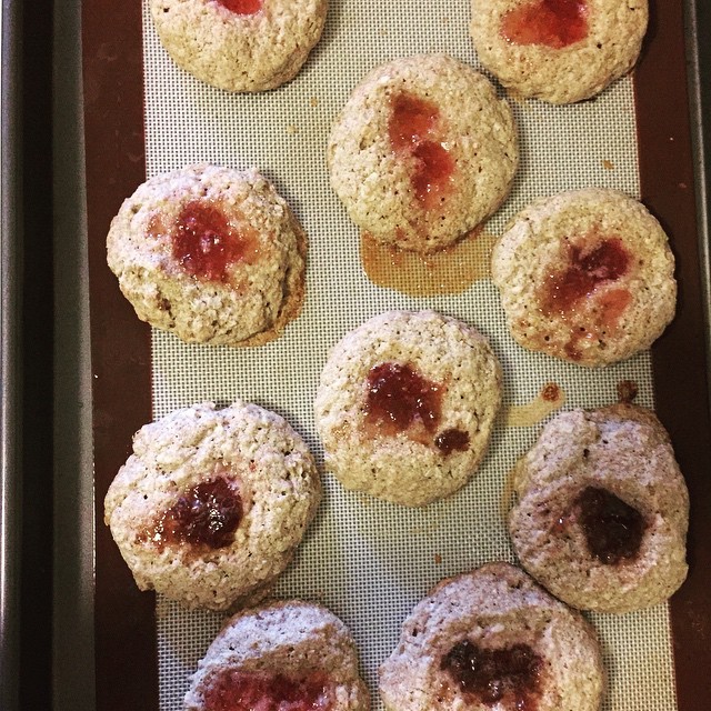 First attempt at buckwheat scones. Not quite right, but I’ll get it there. #baking #chicago #glutenfree