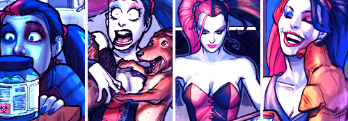 obsessive-ninja:  Harley Quinn’s expressions in Harley Quinn #1 - 5 - Art by Chad