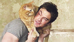 salvatore-vampire:  Ian Somerhalder with Moke - People Magazine 2013 