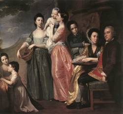 artmastered:  George Romney, The Leigh Family,