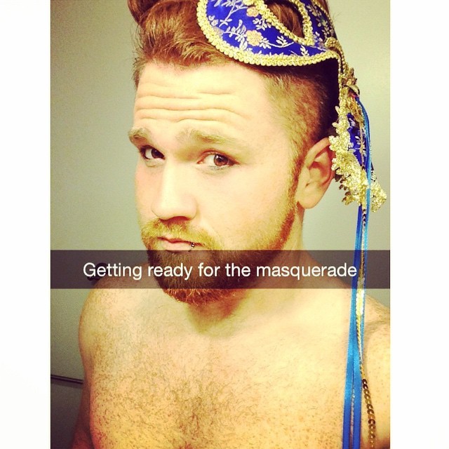 thegingerium:  It’s happening. #masquerade#gaybear #gaycub #allofthegay