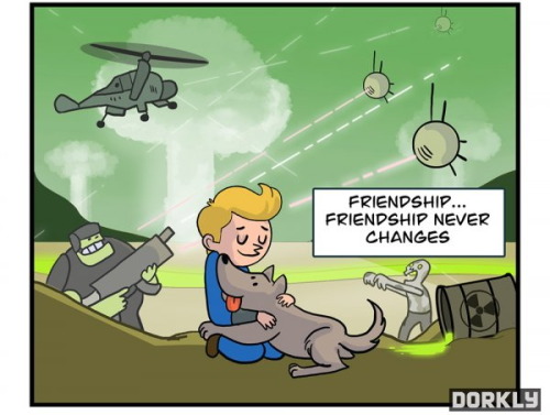 bluedogeyes:Friends ‘Til the End by Andrew Bridgman and Anna-Maria Jung (via Dorkly)Friendship…frien