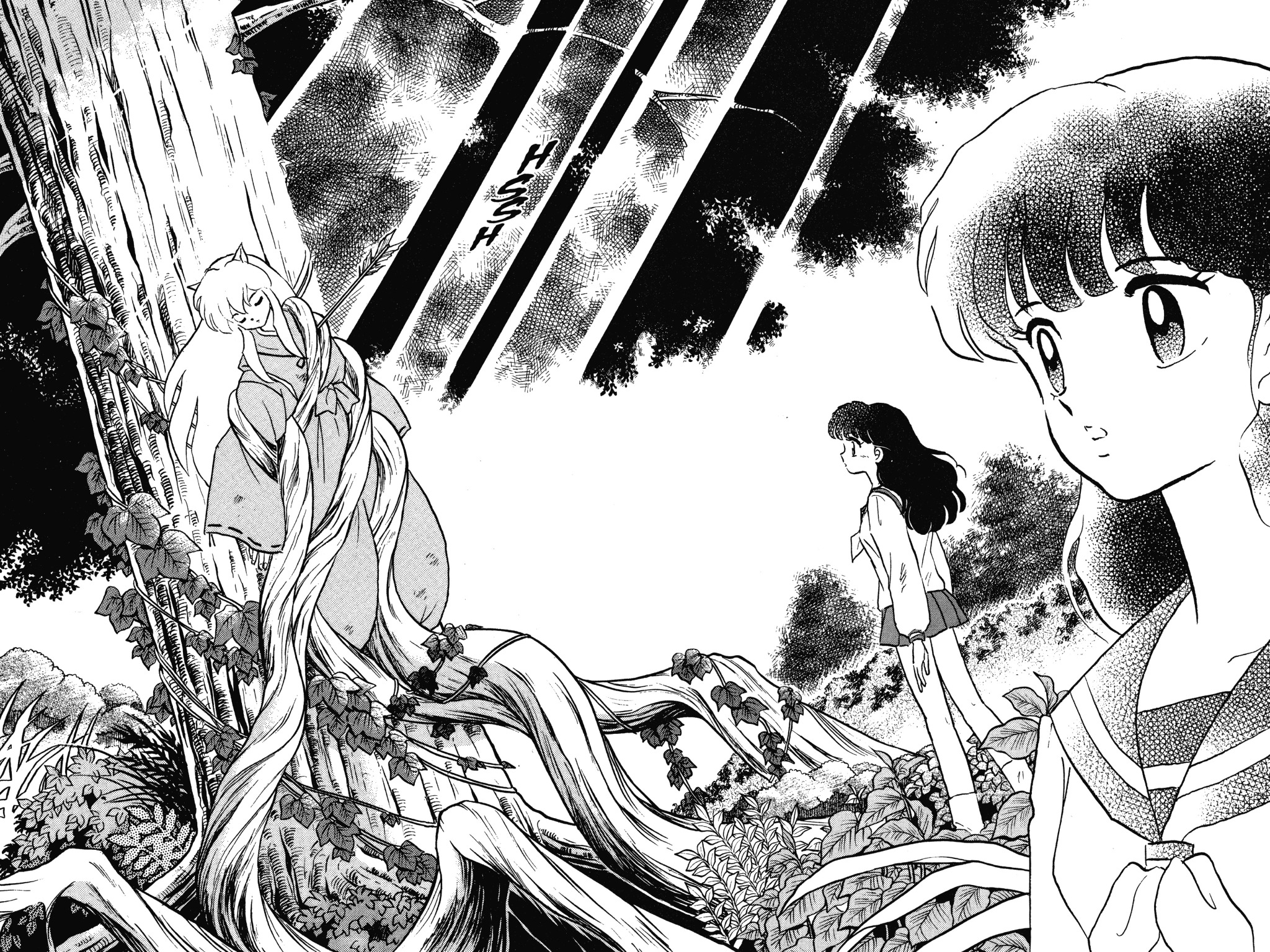 Yashahime manga chapter 17 The Great dog demon and Kirinmaru meet