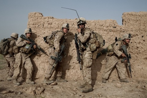 itstactical:  US Marines serving in Afghanistan’s Marja District, Helmand Province. Images by Adam Ferguson via majorleagueinfidel