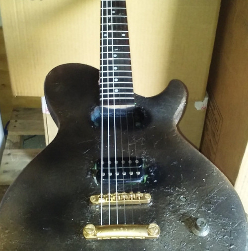 My 100$ Dean Evo Guitar after a paint mess up lol