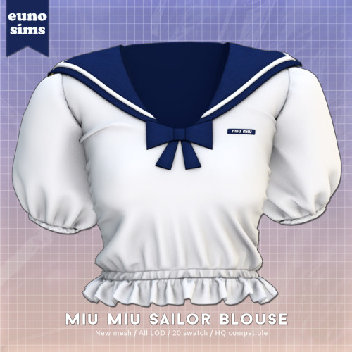  Miu Miu Sailor BlouseDownload (Exclusive) photo @creamworld