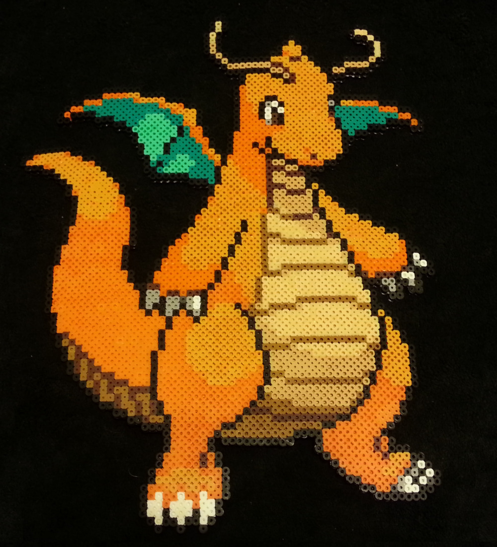 Pokemon Dratini Hama Beads