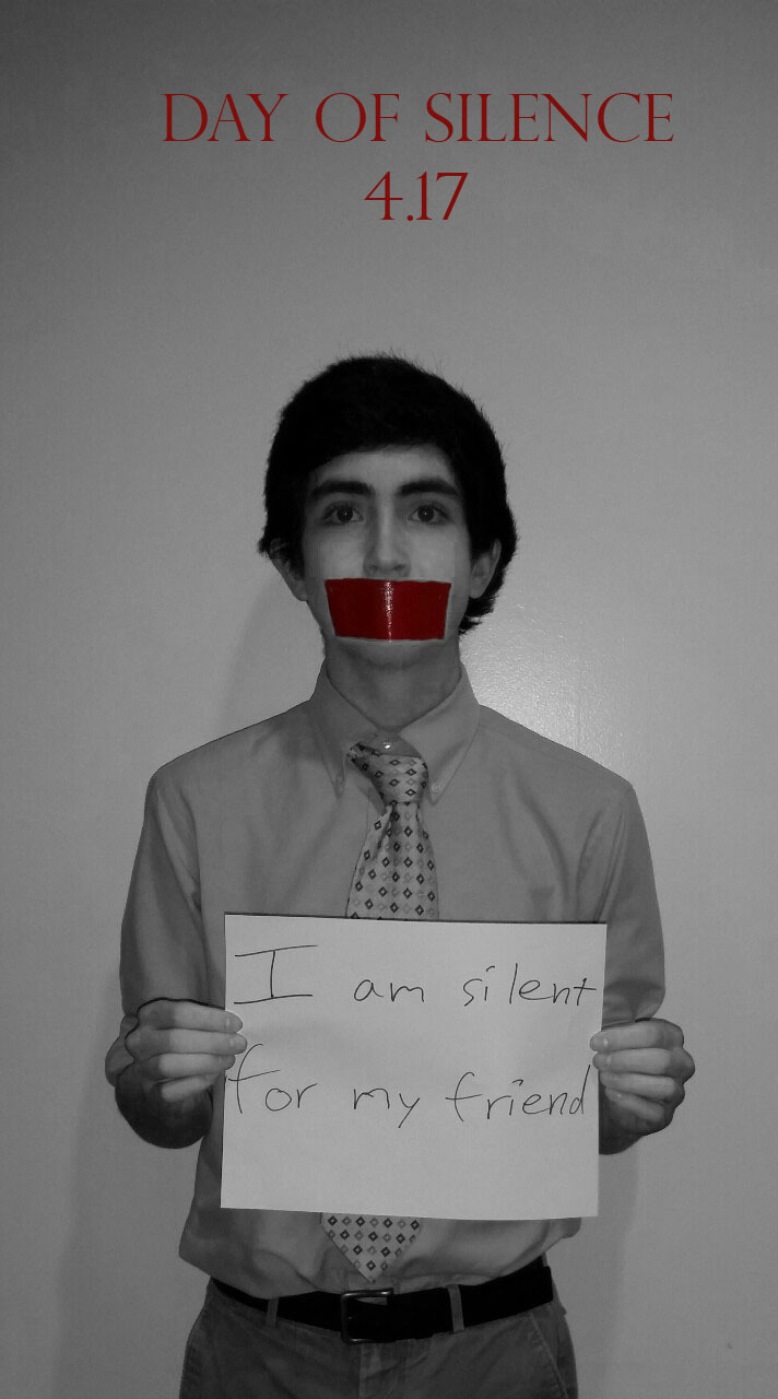 star-scout:  My School makes these posters for day of Silence every year. 2015