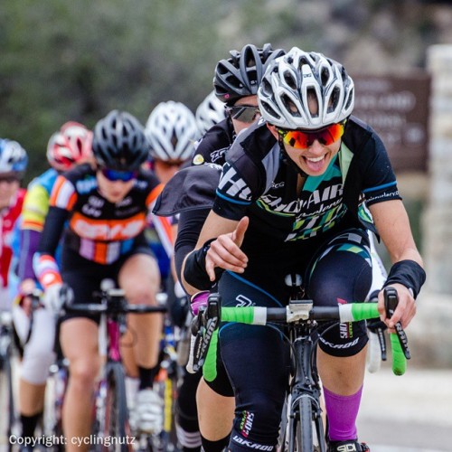 bici-veloce:Larissa Conners of Sho-Air Cyclery, taking a moment to pose for a shot. #cyclingpics #cy