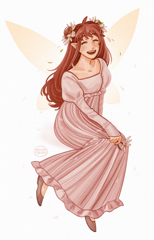 Ahahh I Don't Know..just After Last Chapter I Drew A Little Sketch Of Anya With Butterfly Wings And Then