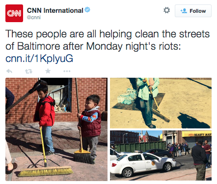 revolutionarykoolaid:  The Day After (4/28/15): Residents across Baltimore begin