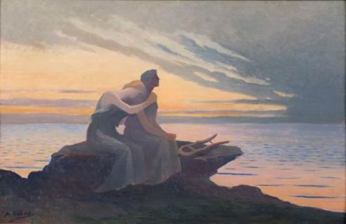 silenceformysoul:Alphonse Osbert (1857-1939) - Evening Dream