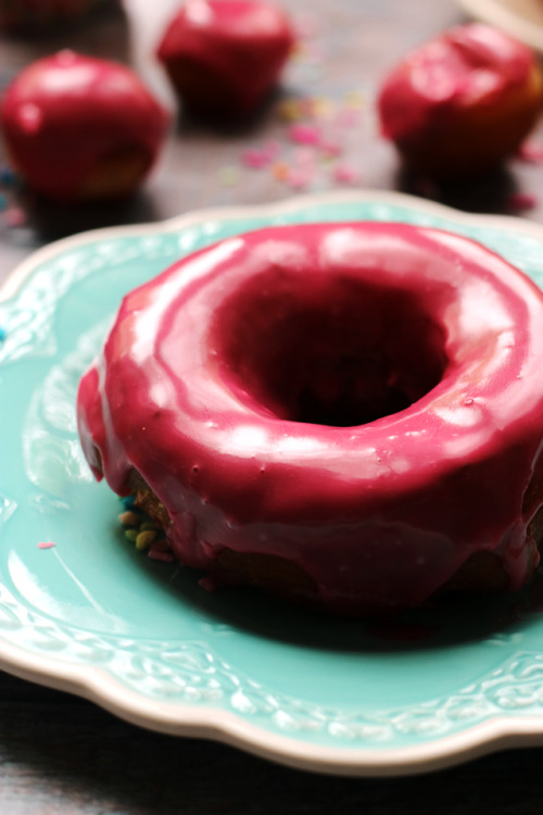foodffs: homemade yeast donuts with hibiscus glaze Follow for recipes Get your FoodFfs stuff here