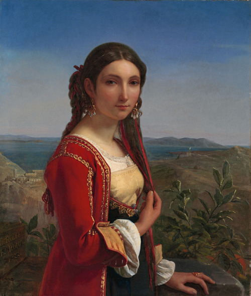 Portrait of a Girl from Retuna, Louis Léopold Robert, 1822