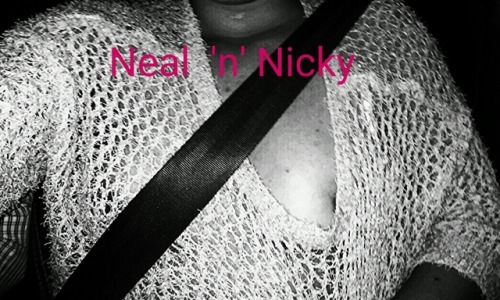 nealnnicky:  Hi guys. This is a photoshoot we did on Friday night while going on a night out. I made Nicky wear a netted top without​anything under it and took her around the market like that. We even stopped to buy ice cream by Nicky’s side window