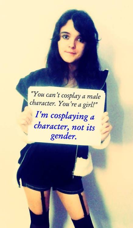 cosplaytutorial:Part of Gelo Photography​’s Anti-Hate messages series. Check the album to see 