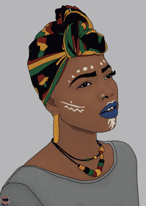 fyblackwomenart:  African Culture by Bocar porn pictures