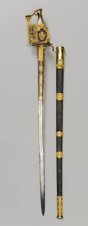 Parade sword crafted by Nicolas Noel Boutet of the Versailles Armory from French Emperor Napoleon Bo