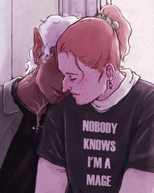 My Piece For The Anders Charity Zine! So Many More Background Details Than Im Used To Doing But It Was