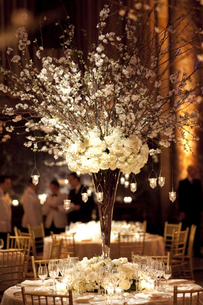 Manzanita wedding tree centerpiece