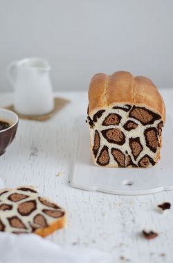 intensefoodcravings:  Leopard Milk Bread