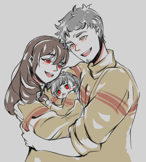 They are the matching-sweaters type of family, and they are the happiest family I have ever seen. br