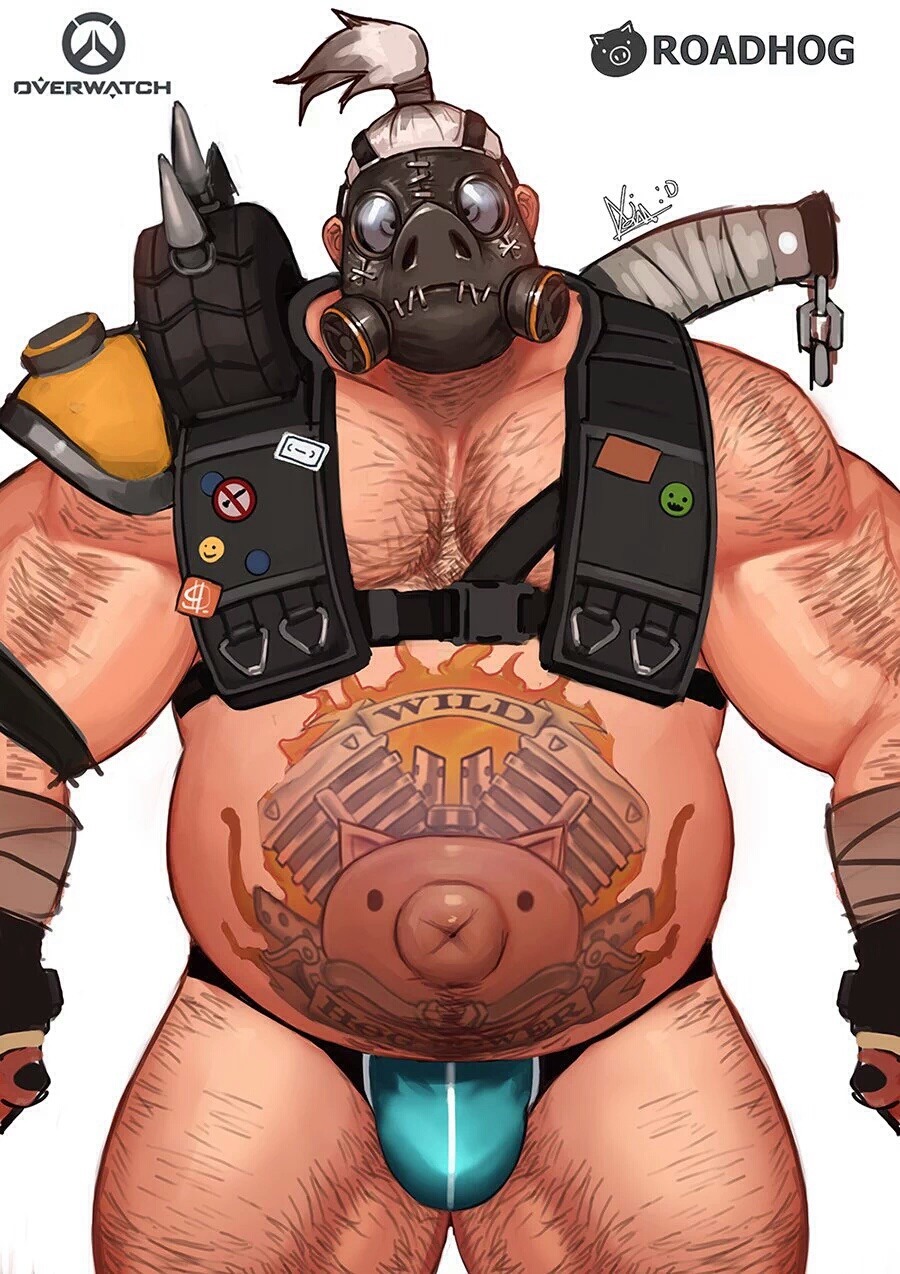 sandersbara:  Roadhog from OverwatchArtists: @Dsharp @Mabit @Hachirouta  @ZomaCaius @Barmaku @Debu-Nona and