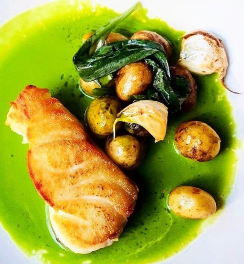 Cod + soup + new = Vibrant AF (at 28-50 Wine Workshop & Kitchen - Mayfair)