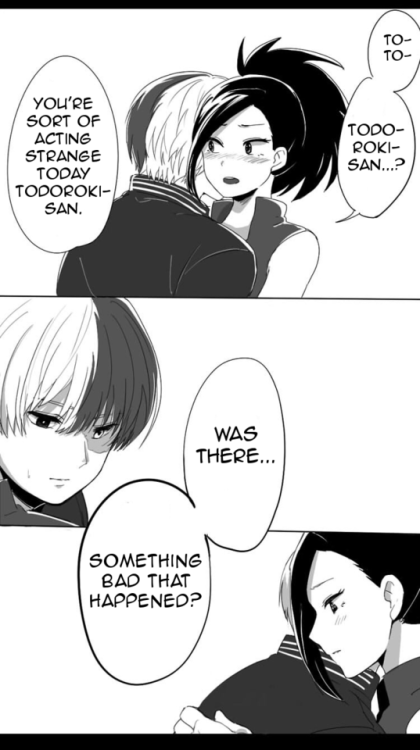 fantranslator: Nyahaha everyone! (^=˃ᆺ˂) We keep on moving on the Todomomo train! Today is a wonderful day and I hope you all are having a great time! As always, please visit the original artist and follow/bookmark their works if you can! Especially