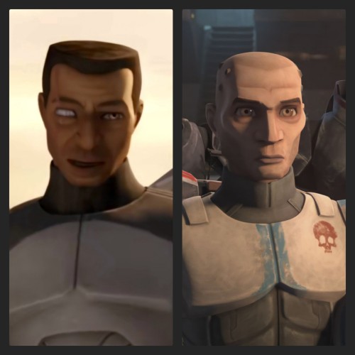 I Just Realized Wolffe & Echo Have The Same Eye Color.